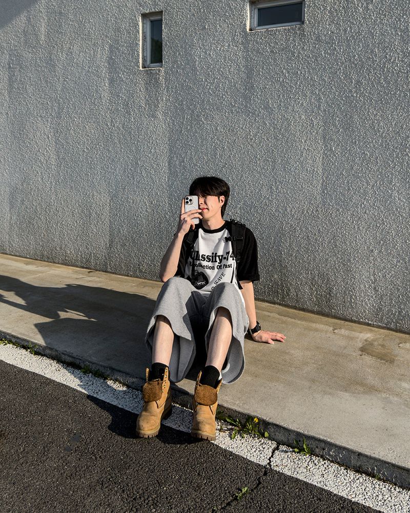 Bant Heavy Sweat Four-Tuck Bermuda Pants