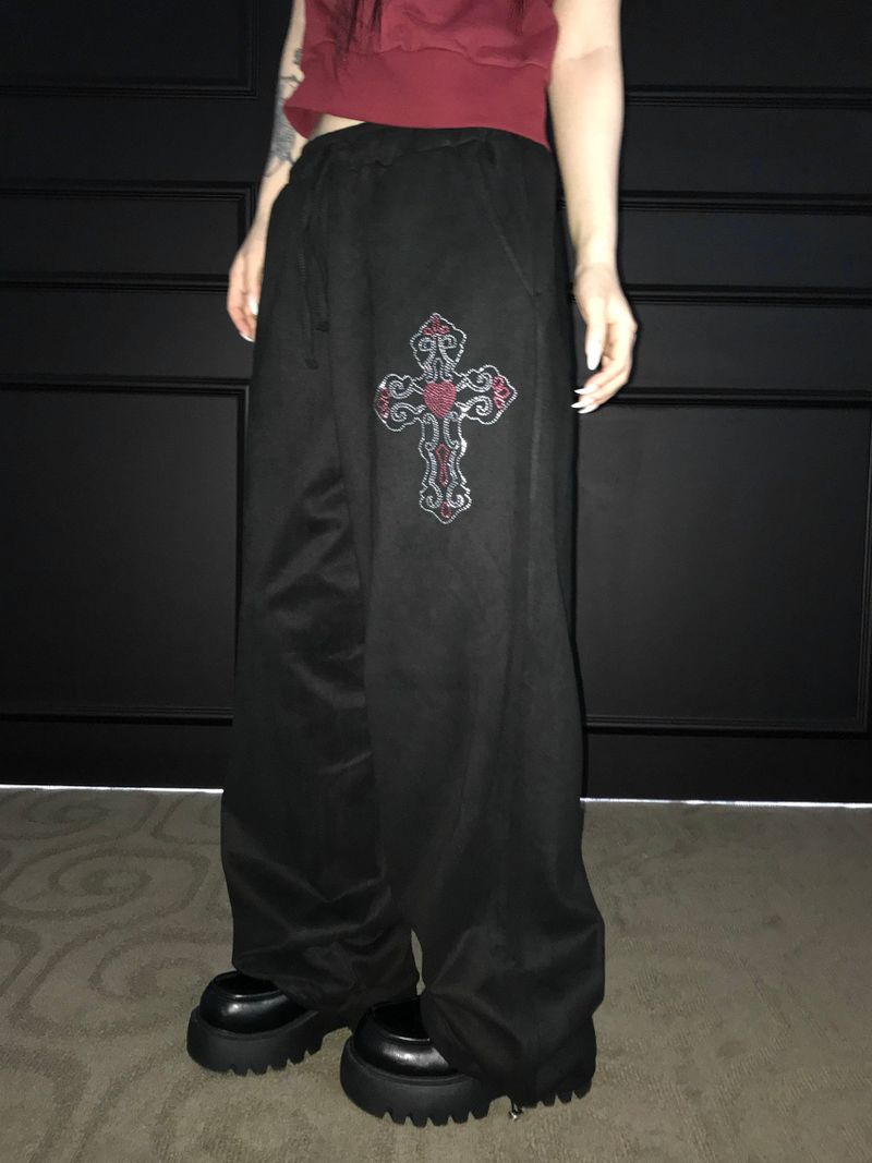 kitsch suede peace pt (2 color )