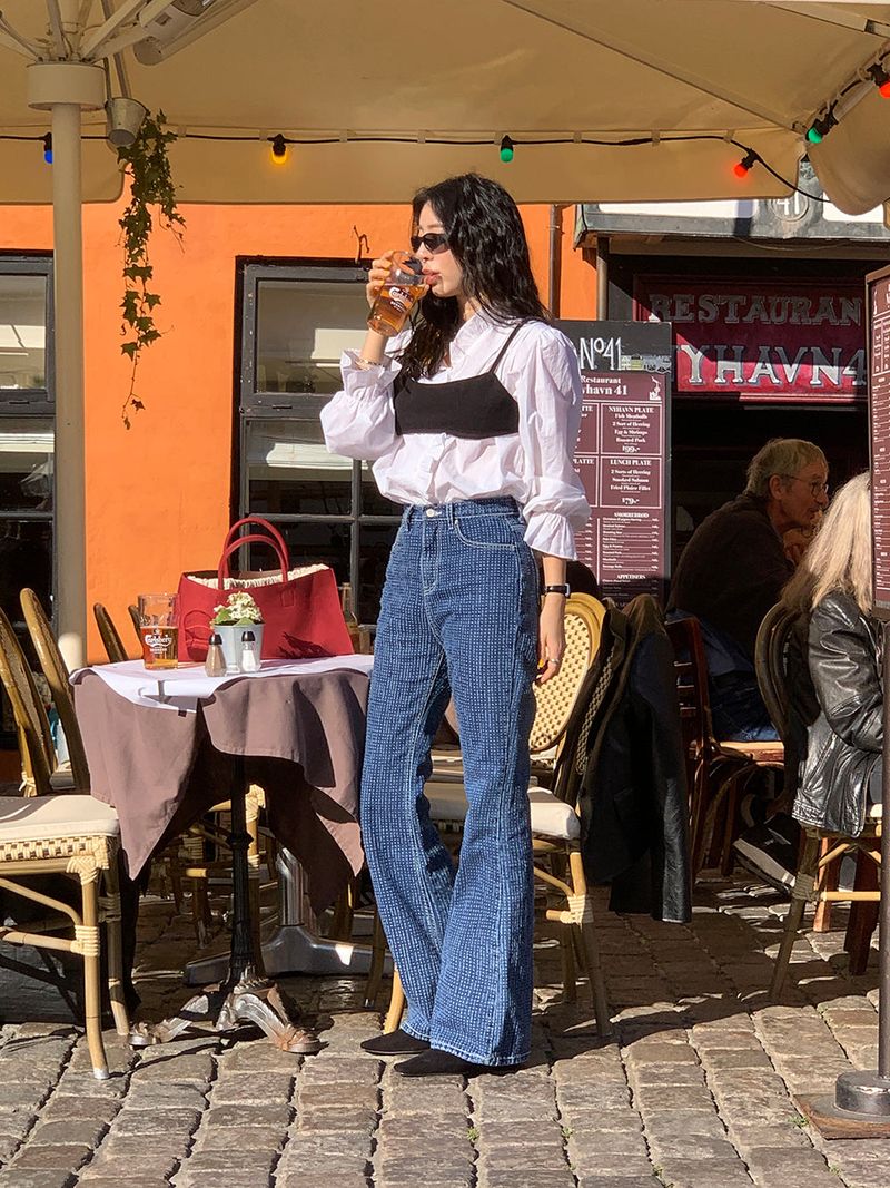 [MADE] Pharrell Punching Long Bootcut Denim