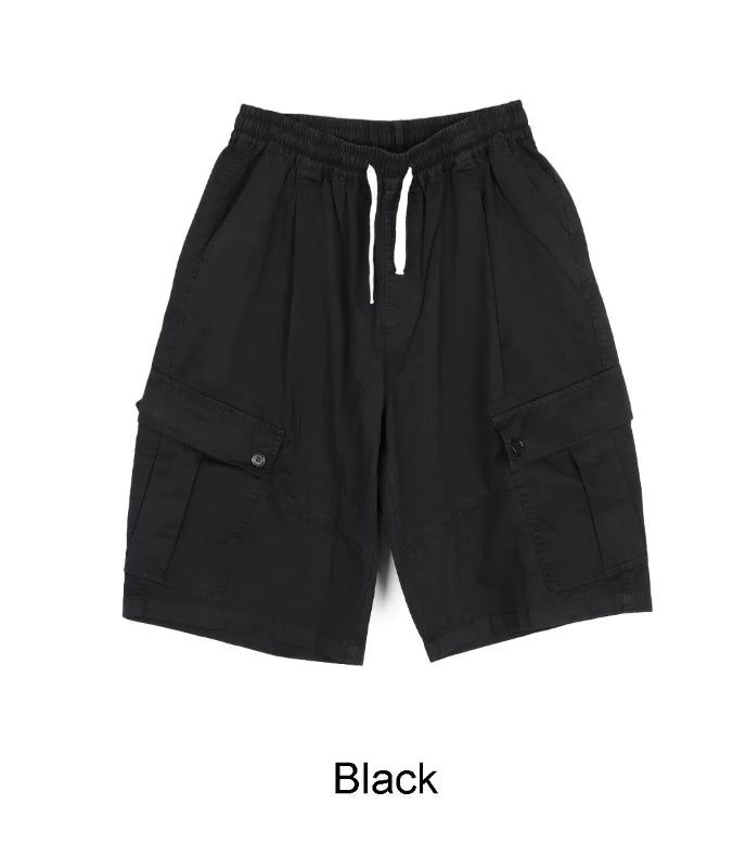 Sepi Washed Cargo Bermuda Pants