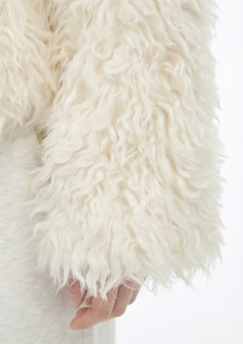 Eve Soft Fur Half-Neck Jacket