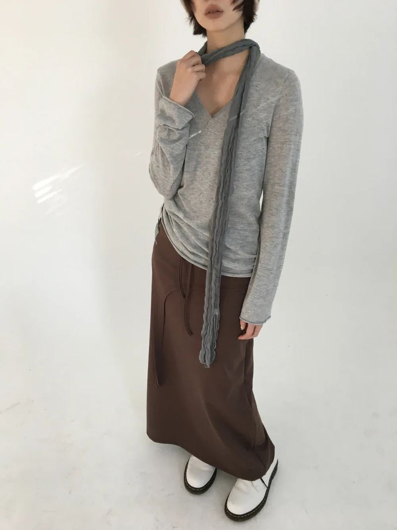 Lirit Layered Long Skirt (2color)