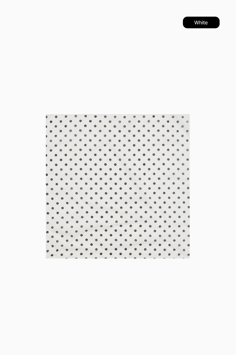 Poet dot sheer cotton bandana