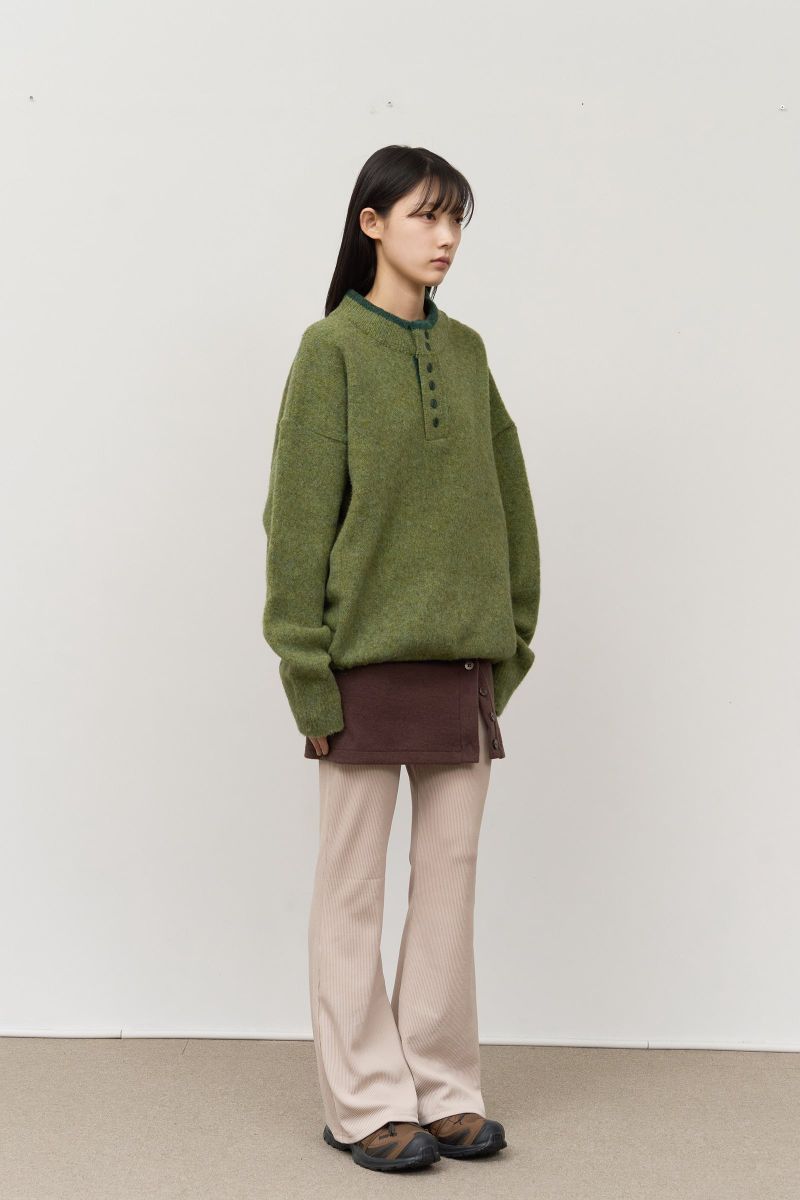 (W) Jent Button Skirt