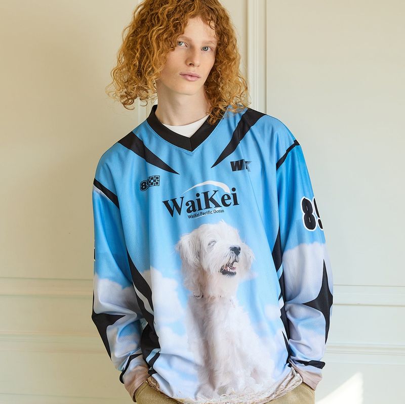 Maltese SIMBA mesh jersey long sleeve tshirts