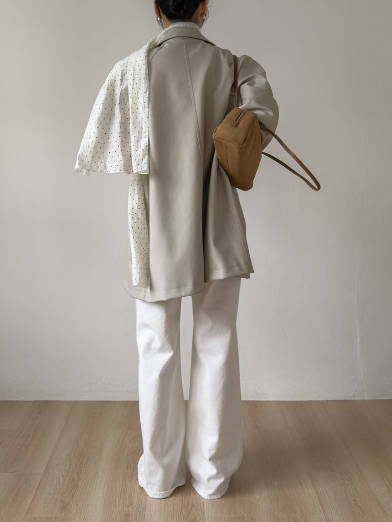 818 Cotton Bootcut Wide Pants