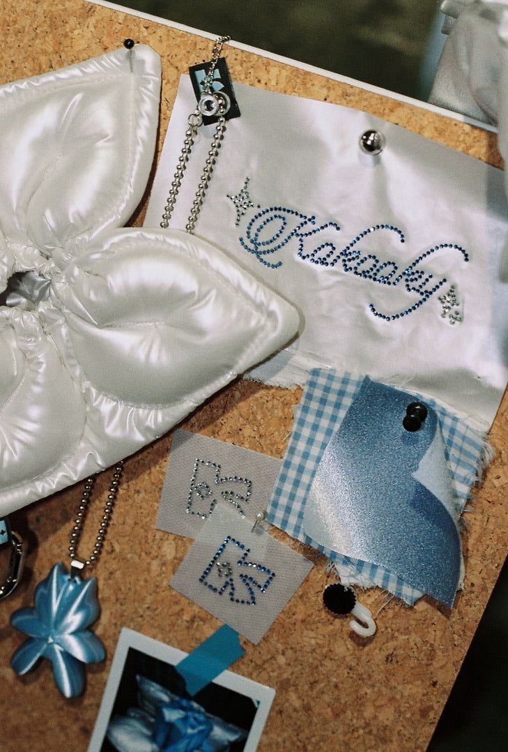 KOKOOKY ✦ Puffer Hair Scrunchie - Pearl White ver
