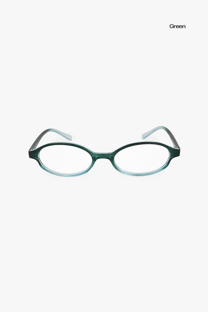 Oval shape color frame eyewear