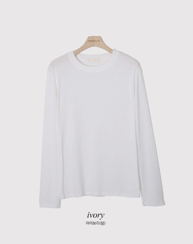 All Day Basic Long Sleeve T-shirt (4color)
