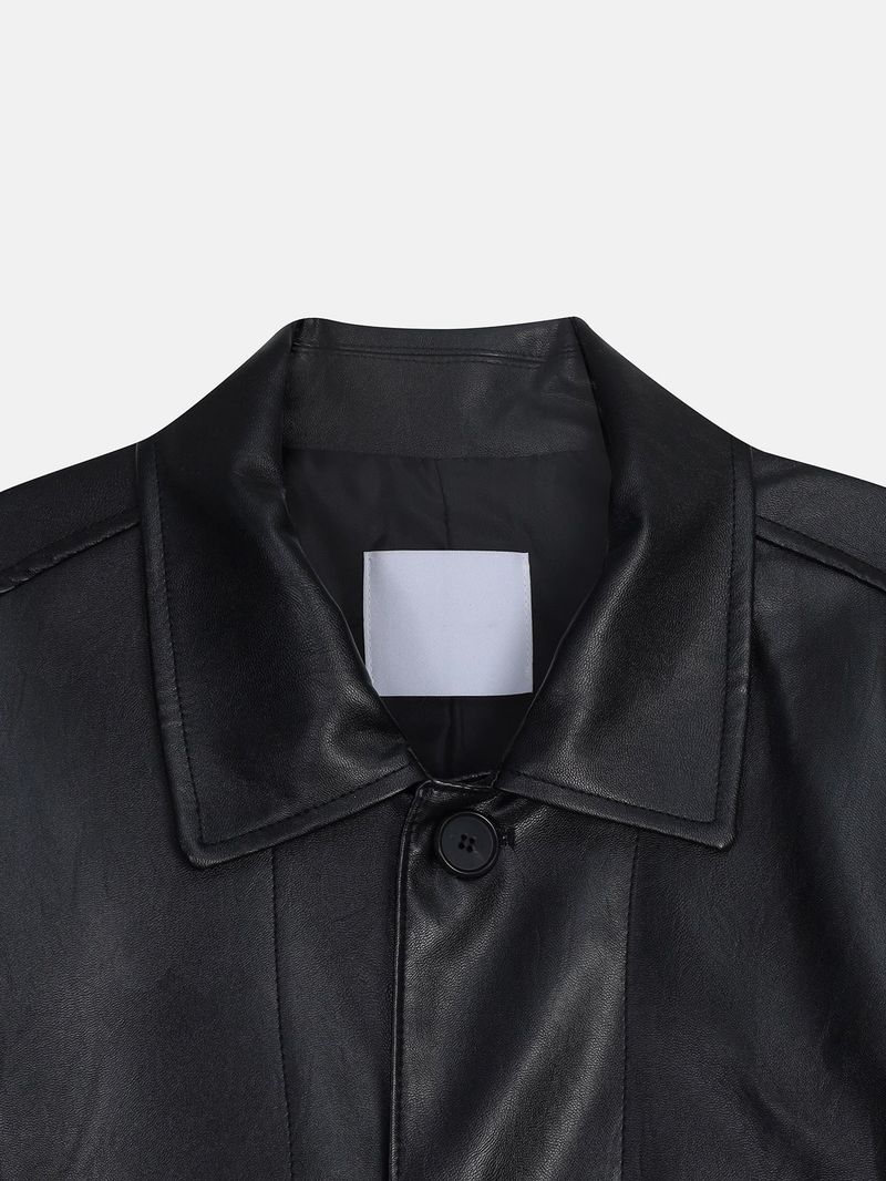Web Leather Jacket