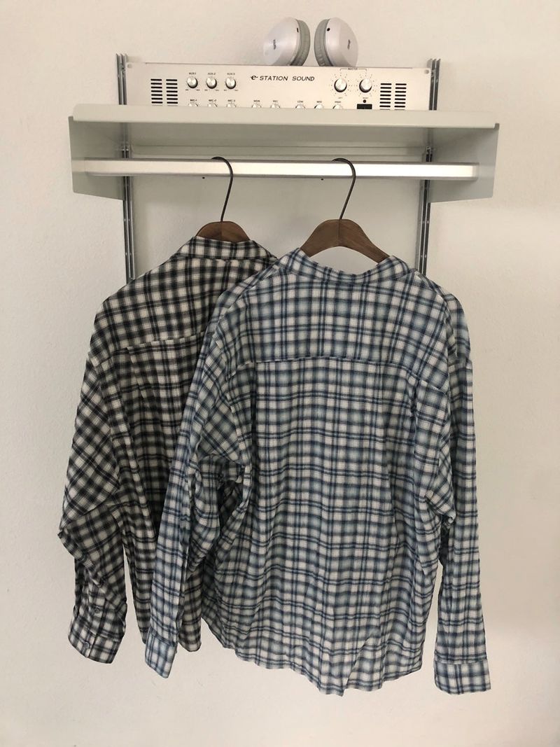 Cookie oversized Plaid Shirt