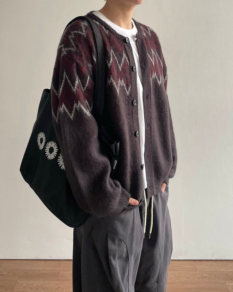 Woolf Argyle Cardigan