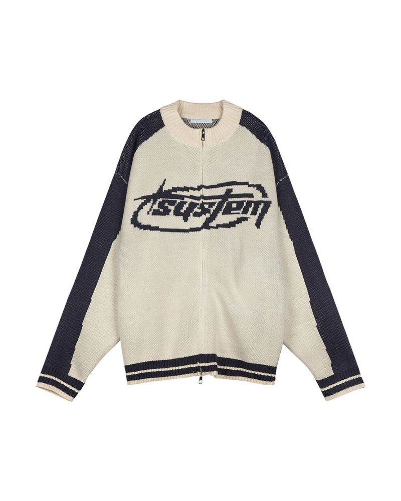 Corel Two-Way Raglan Knit Zip-Up