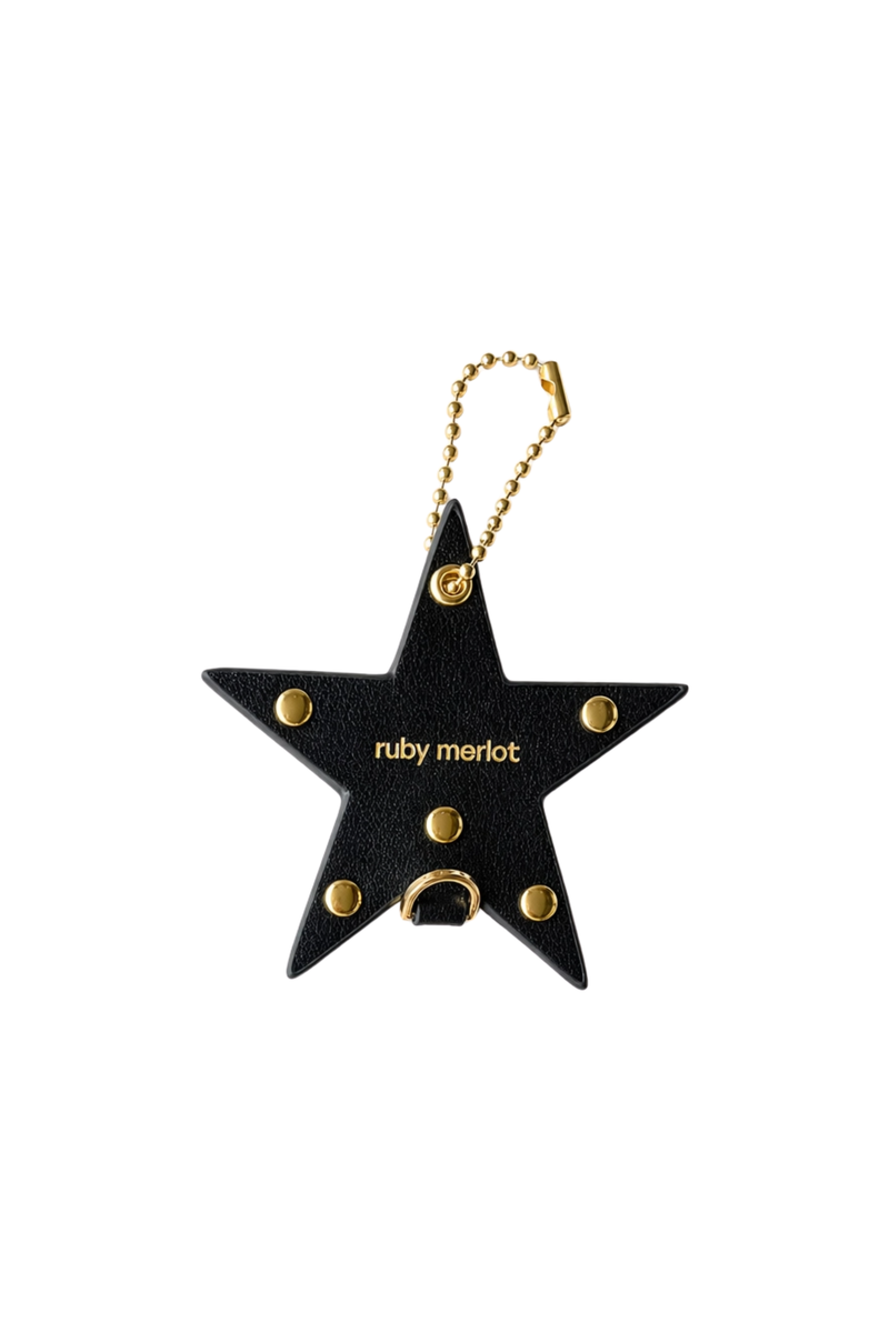 Star Leather Charm