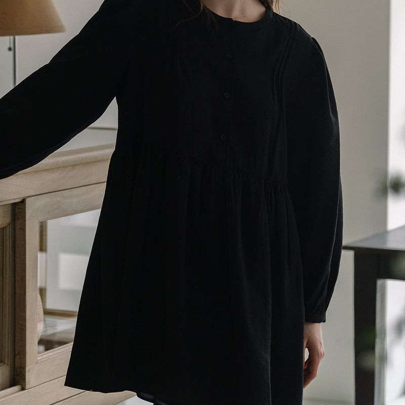 Pure Midi Dress - Black