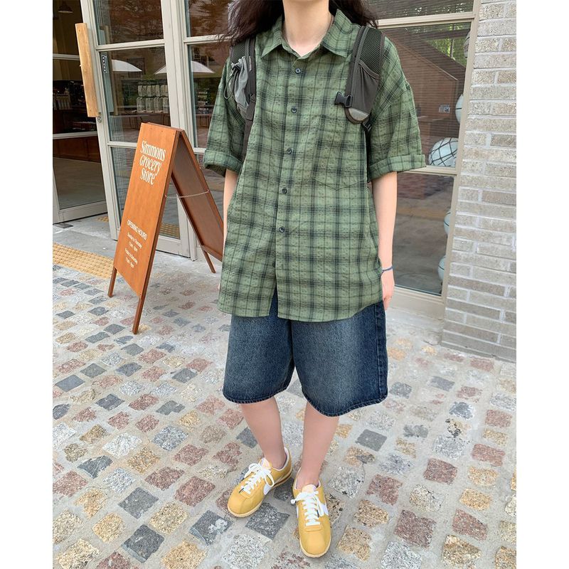 riveted checkered shirt