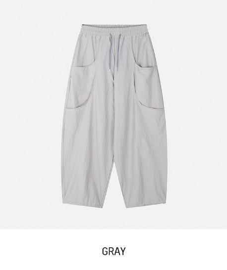 Pie Double Pocket Nylon Pants