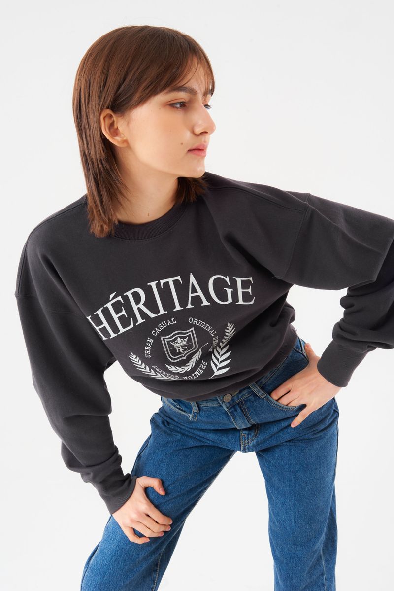Heritage Sweatshirts Charcoal