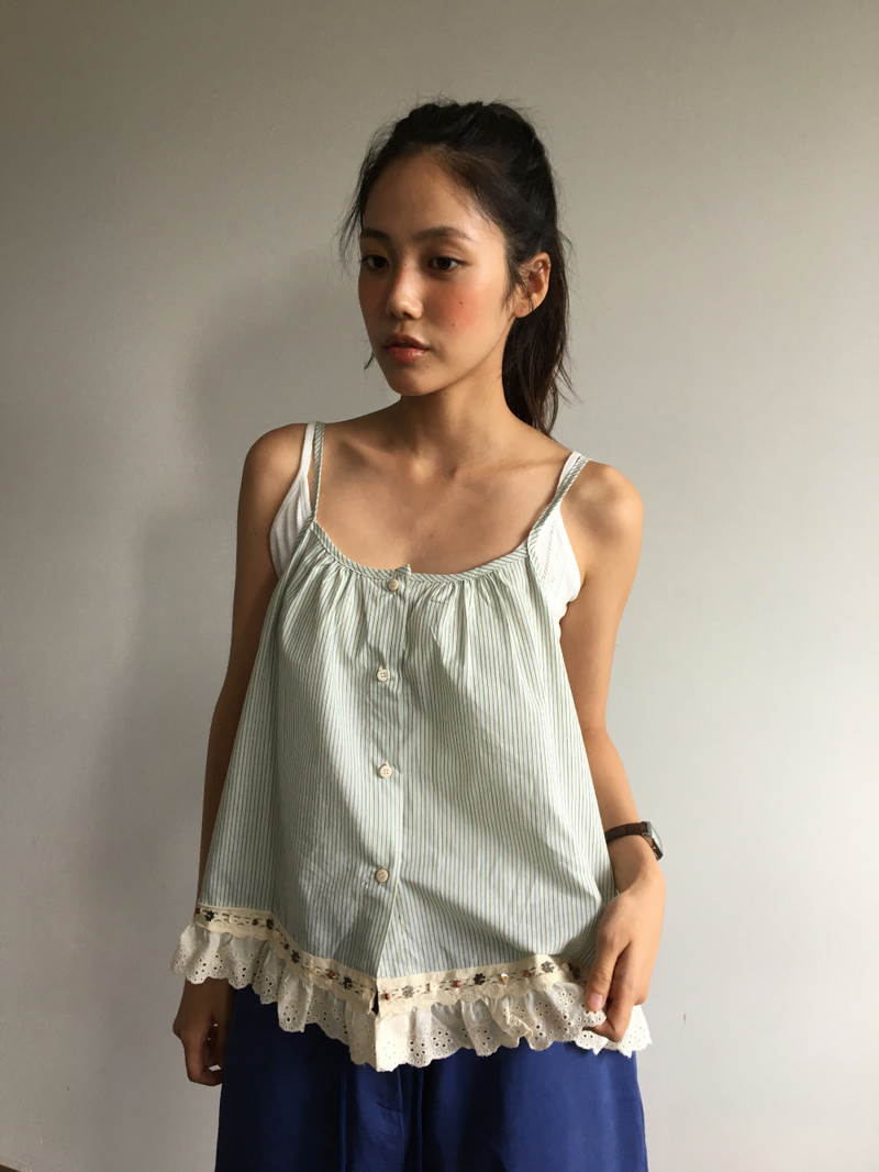 Clue Pearl Punched Bustier (2color)