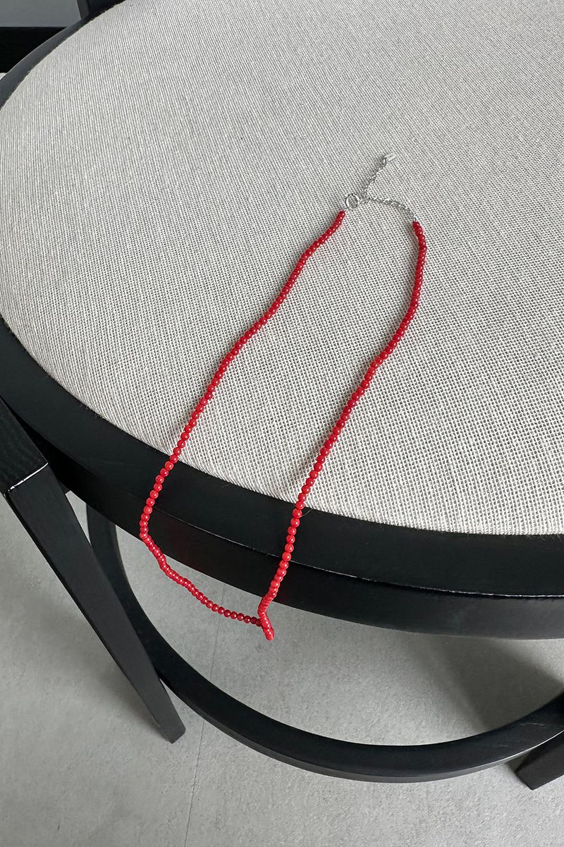 red coral necklace