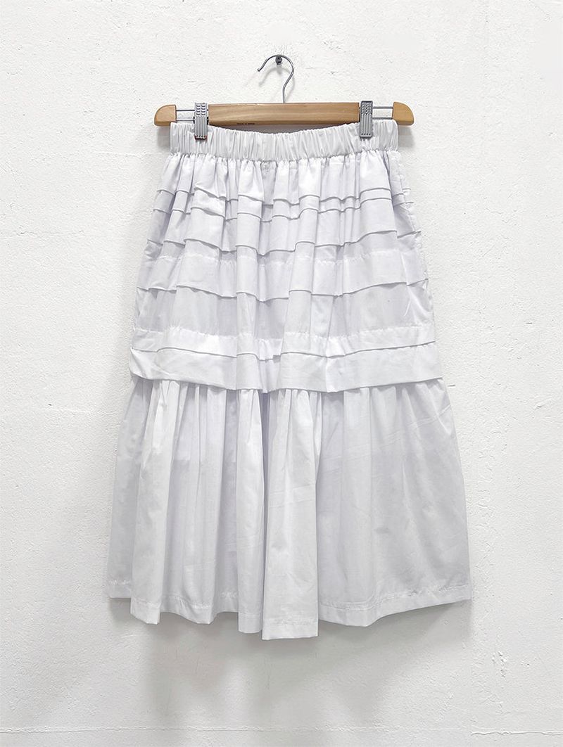 MILKY FRILL SKIRT (3C)