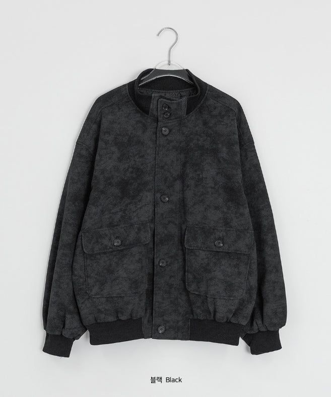 Silmki Button High Neck Over Jumper