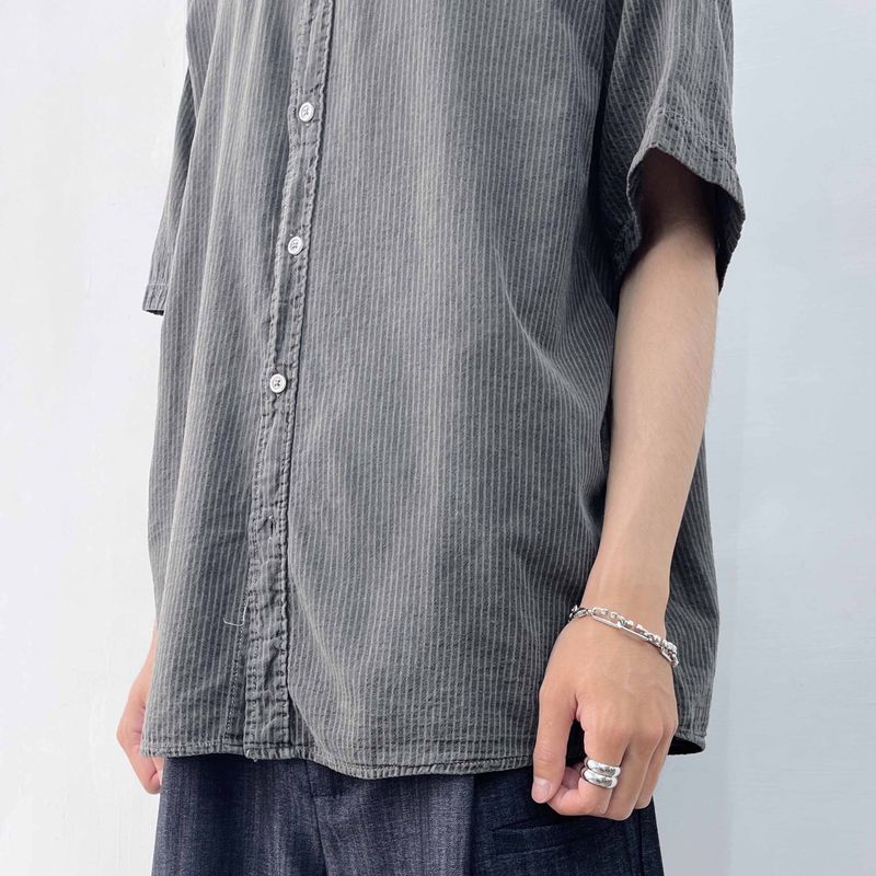 Retro Faded Textured Shirt