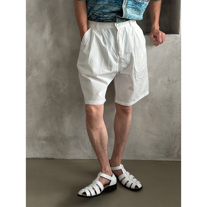 LAURANT（ロラン）の「[S/S] Bermuda pin tuck half pants (6color)（Pants）」