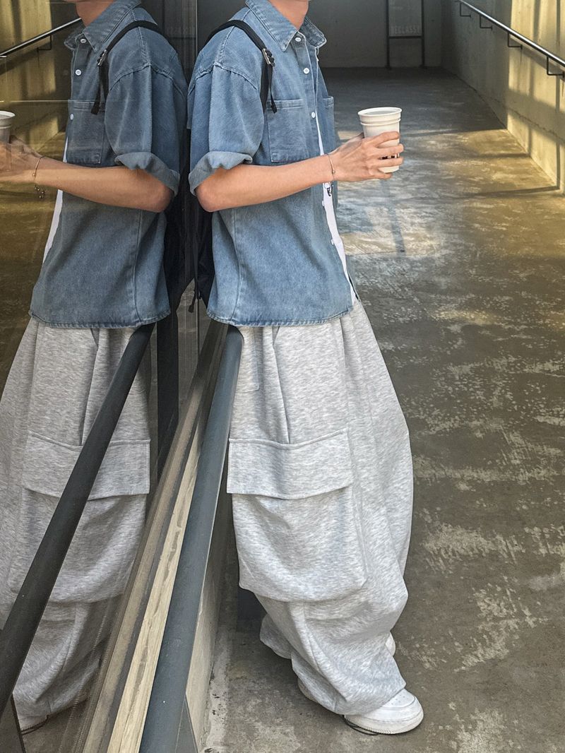 Marine Big Cargo Balloon Sweatpants