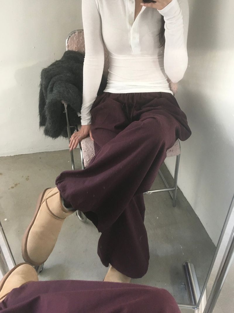 Cotton banding slacks