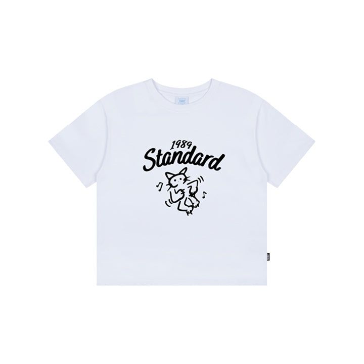 HAPPY CAT Cool Cotton Crop Short Sleeve (SCTSTD-0267)