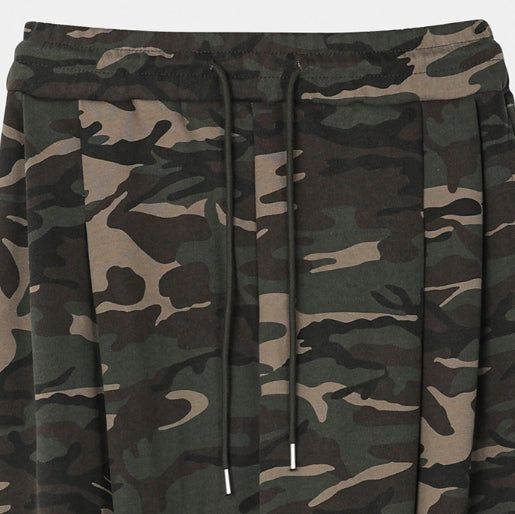 Ber 4-pin tuck camo balloon training pants