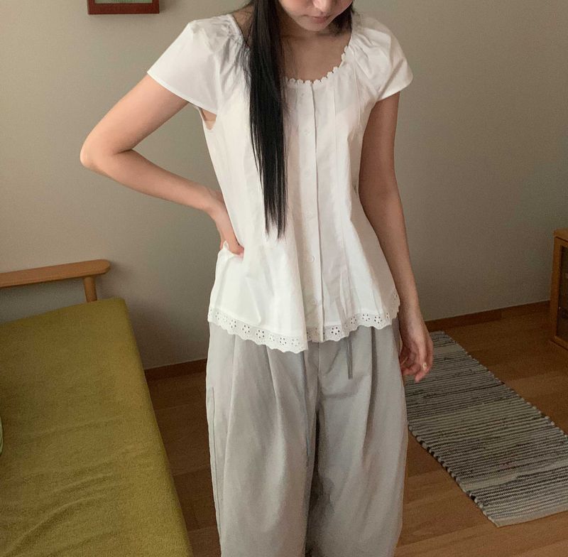 [made] Mori Flare Blouse