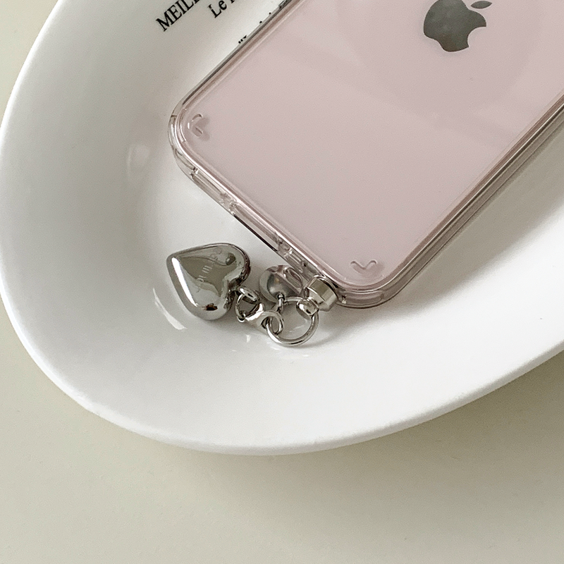 [handmade] heart logo keyring