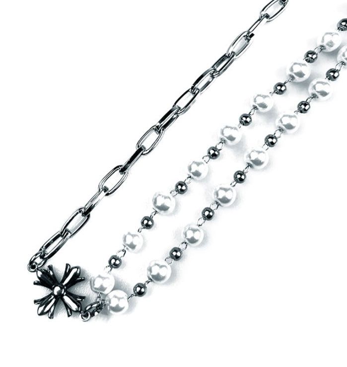 [MADE] Cross Mix Chain Necklace