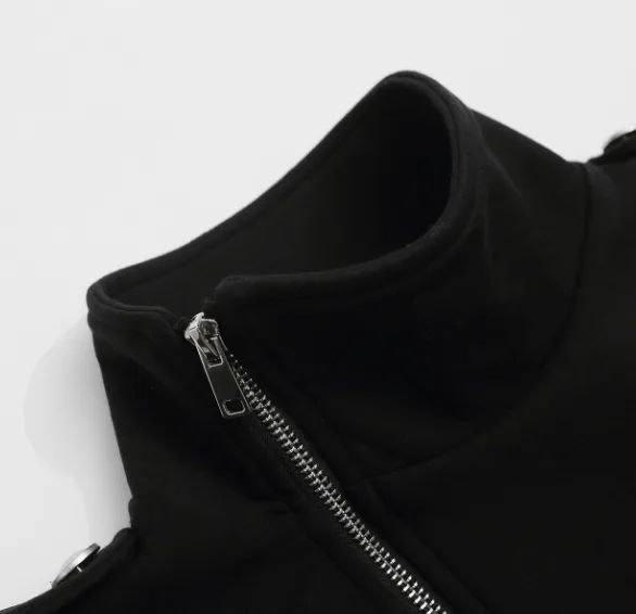 エッタ ハイネック ジップジャケット