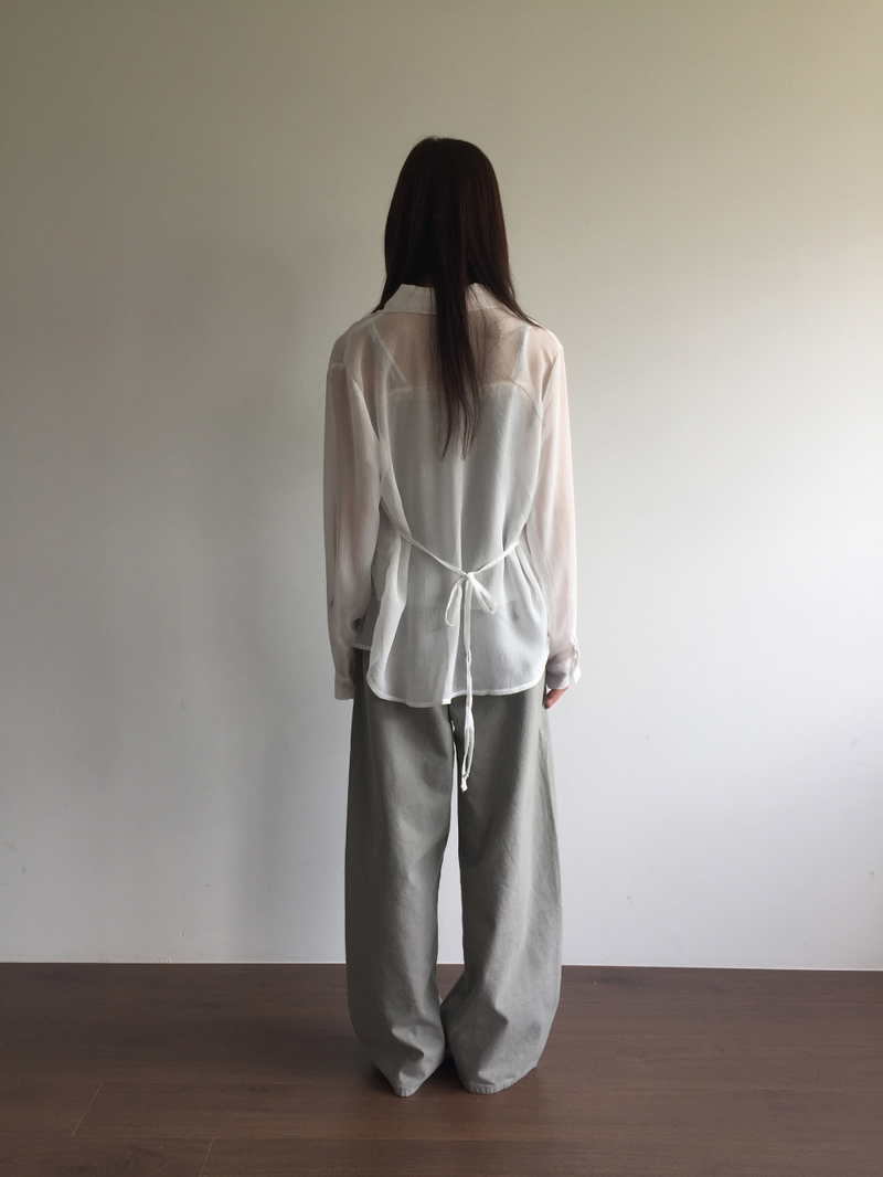 Sage Strap Shirt (4color)