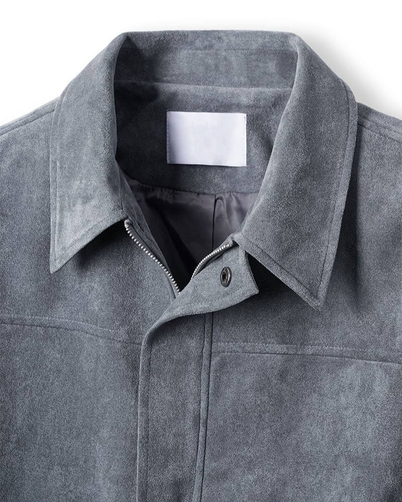 Suede short blouson(3color)