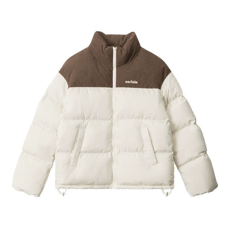 Cozy&Kitsch(コージーアンドキッチ)の「Sandy Two-Tone Corduroy Puffer Jacket(Jackets/Outerwear)」