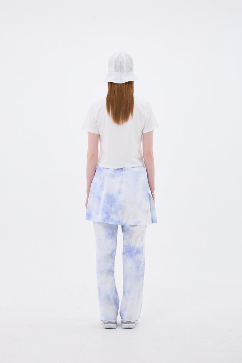 RAINDROP SKIRT PANTS / BLUE