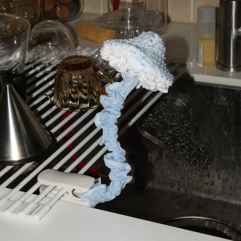 mushroom clamp lamp(sky blue)
