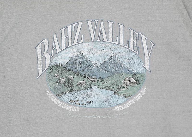 No.0821 BV printing washing half T