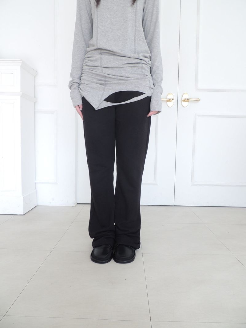 long boots-cut pants