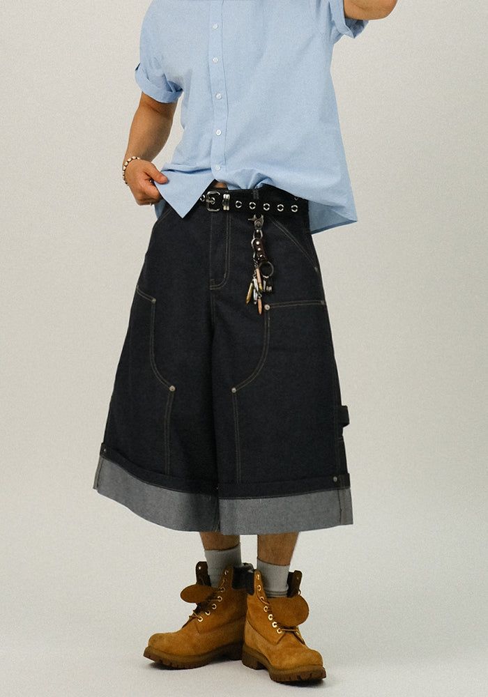 SEMIKAJI（セミカジ）の「TN Double Knee Work Selvage Bermuda（Pants）」