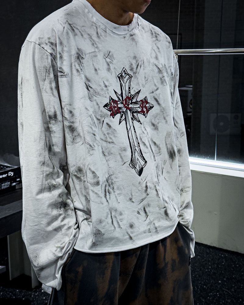 スカード クロス LS(white)