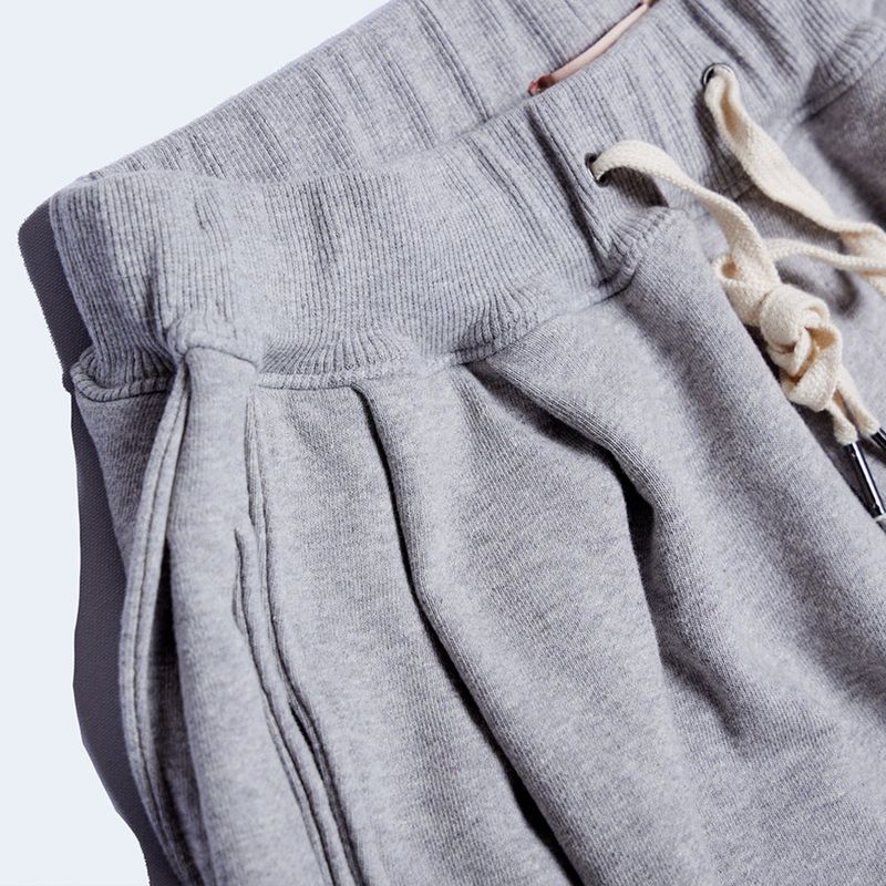 DAMP WIDE FIT TWO-TUCK PLEAT SWEAT PANTS