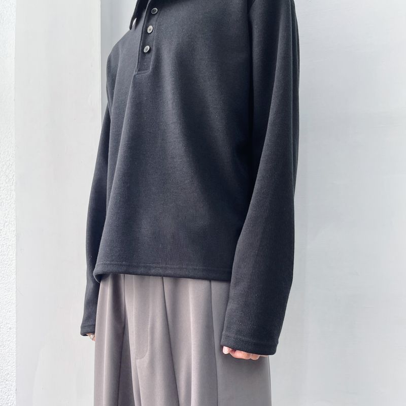 2-Way Stand Collar Long Sleeve