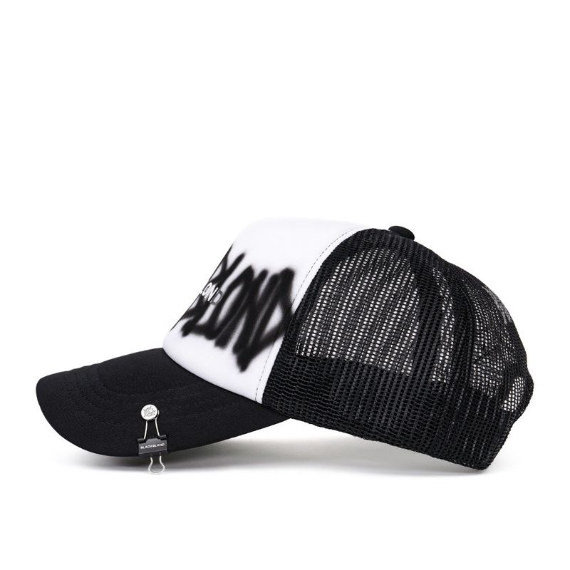 BBD Graffiti Metal Logo Trucker Mesh Cap (Black)