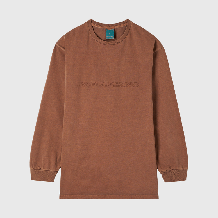 PABLOCANO(パブロカノ)の「PABLO CANO BROWN LOOSE LS TSHIRT(Tops)」