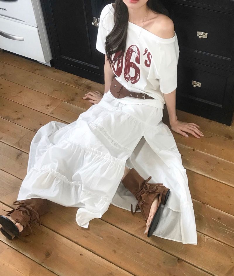 [ side slit ] closet long & maxi sk